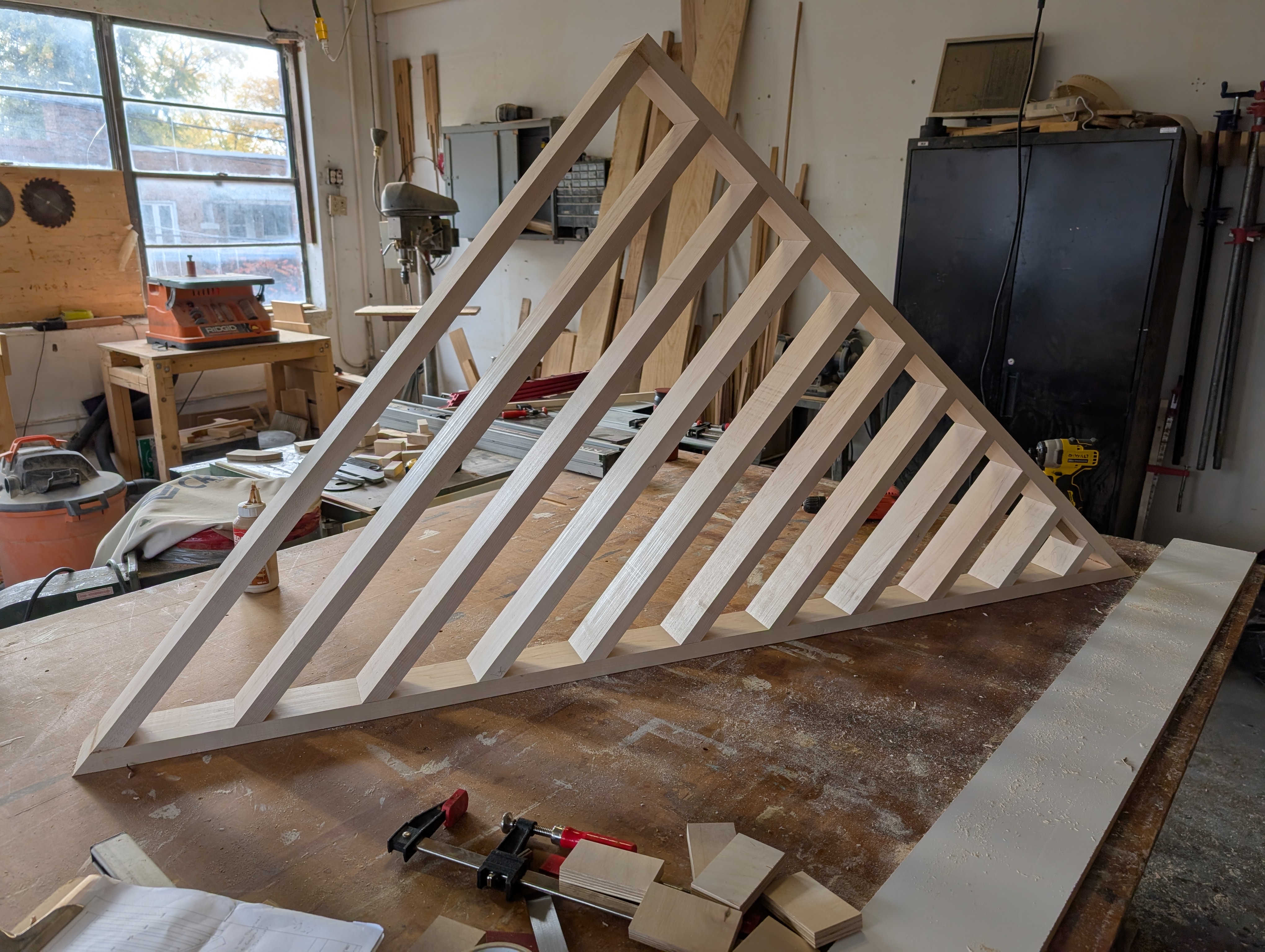 Claire-voie en érable — vue 2